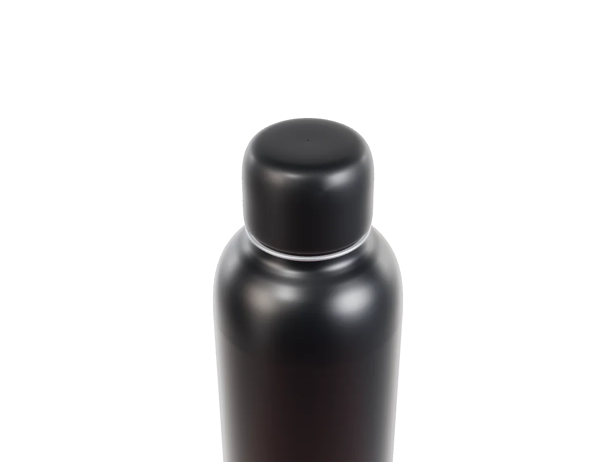 A close view of the Cinder cap in Matte Black