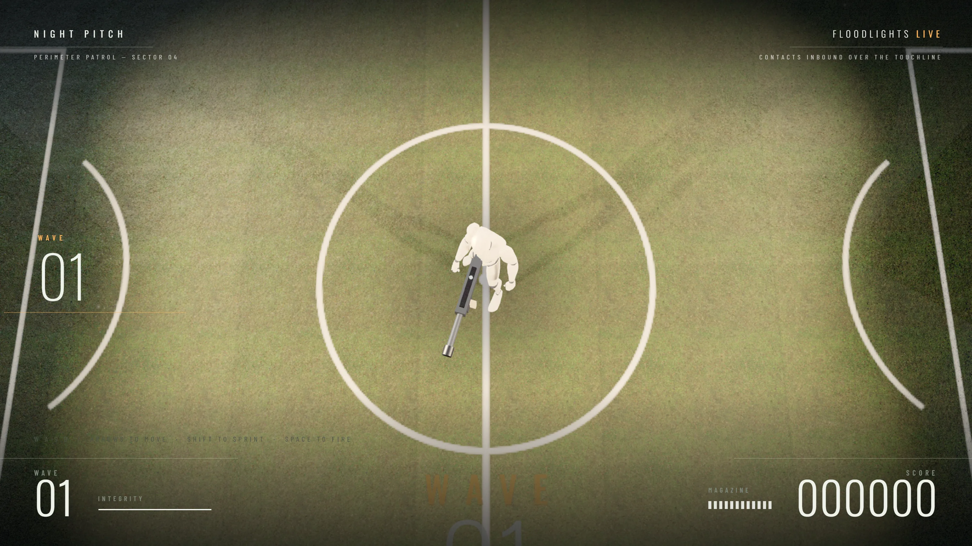 Night Pitch arena, shown while the demo loads